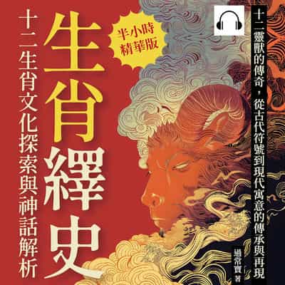 生肖繹史, 十二生肖文化探索與神話解析(說書)[有聲書]:十二靈獸的傳奇, 從古代符號到現代寓意的傳承與再現 出版公司:崧燁文化 作者:伊麗莎 類型:人文社會-歷史 語音教學 中文發音 繁體中文版