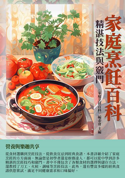 家庭烹飪百科:精湛技法與竅門 出版公司:千華駐科技 作者:《家庭烹飪百科》委會 類型:休閒生活-美食食譜 EPUB電子書 繁體中文版