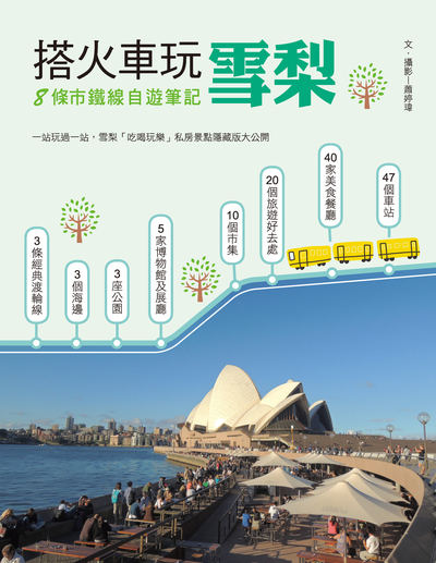 搭火車玩雪梨:8條市鐵線自遊筆記 出版公司:華成圖書出版出版發行知己圖書總經銷 作者:蕭婷瑋.攝影 類型:休閒生活-旅遊觀光 PDF電子書 繁體中文版