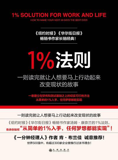 1%法則 出版公司:九州出版社 作者:湯姆.康奈蘭 類型:宗教心靈-成長勵志 EPUB電子書 繁體中文版