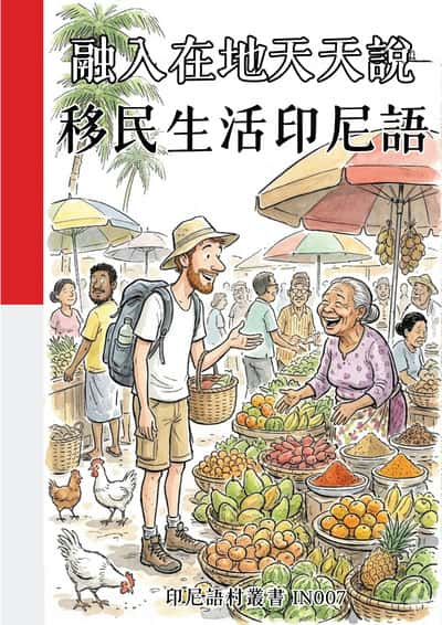融入在地天天說 移民生活印尼語[有聲書] 出版公司:同文館 作者:Easy Language 類型:語言學習-其他語言 有聲書(含PDF電子書) 繁體中文版