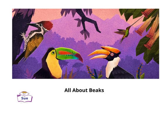 All About Beaks[有聲書] 出版公司:WLS Educational Corp. 唐威廉文化事業 作者:Rohan Dahotre 類型:親子童書-兒童繪本 有聲書(含PDF電子書) 英文版